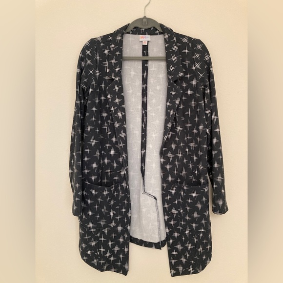 LuLaRoe Gwen Blazer — Dark Blue-Toned Gray, size XS. - Picture 1 of 7